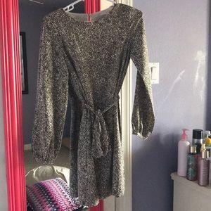 Long Sleeve dress with belt